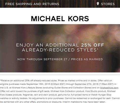 michael kors promo code october 2020|Michael Kors promo code today.